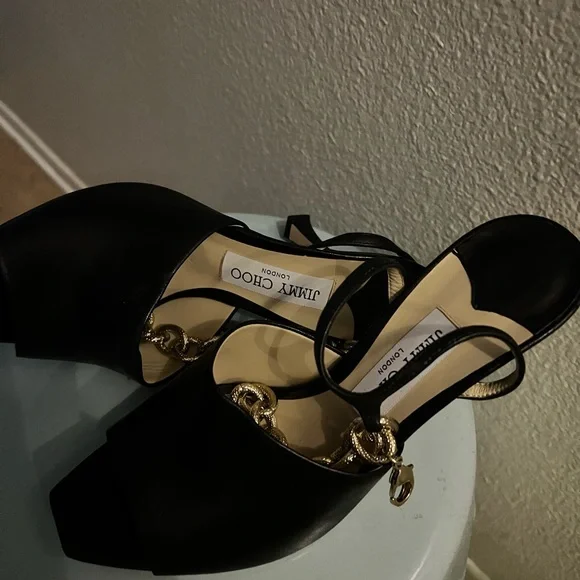 Jimmy Choo Mule with chain detail - Picture 7 of 9